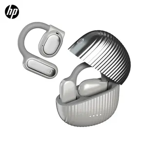 HP Wireless Open-ear Earbuds, Wireless Earphones with ENC Noise Cancelling, Sport Earphones with Earhooks, Built-in Mic Earbuds for Sport
