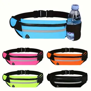 Large Capacity Adjustable Belt Pouch, Money Belt and Running Fanny Pack, Hiking Fanny Pack, Holder for Cell Phone, Lightweight Portable Bag Bum Bag belt bag, Hiking & Fitness Gear Essential Accessory