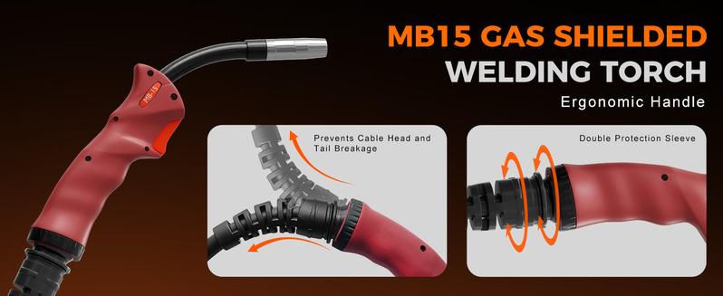 FEIFANKE MIG250A Welder with 110/220v smart conversion, 6-IN-1(MMA/LIFT TIG/FLUX CORE MIG CAS MIG/PLUSE MIG/SPOT welding) welder machine, LED Display Digital welder,Includes 3 Spools of Welding Wire,  for Professional and DIY Welding Projects