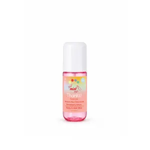 Thanks! Naturals Mini Body & Hair Mist Vegan Hydrating Spray with Aloe Vera Hyaluronic Acid & Botanical Extracts Lightweight Refreshing Fragrance Self Care Essential 1.35 oz