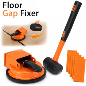 Heavy Duty Floor Gap Fixer Tool with Suction Cup, Plank Grabber for Masonry & Tiling Floor Gap Repair