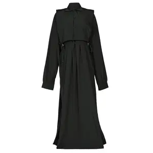 Women's Black Kashibo Abaya With Short Jacket