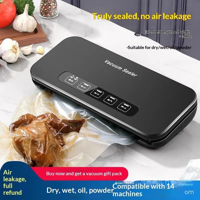 2026 Upgraded Vacuum Sealer Automatic External Suction Home Food Sealer Small Kitchen Packaging Machine for Food Preservation & Storage