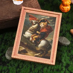 Funny Art Refrigerator Magnet, Small Creative Frame Hanging Picture, Fun Home Decor, Mini Photo Frame Shape, Great Holiday Gift