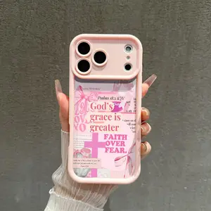 Cross Of Jesus Phone Case for iPhone 17 Pro Max 16 Pro Max 15 Pro 14 13 12 11 Sleek Shockproof Lightweight Cover with Protection Protective iphone 15 pro max case iphone 13 case drop-proof phone case Cellphone Smartphone