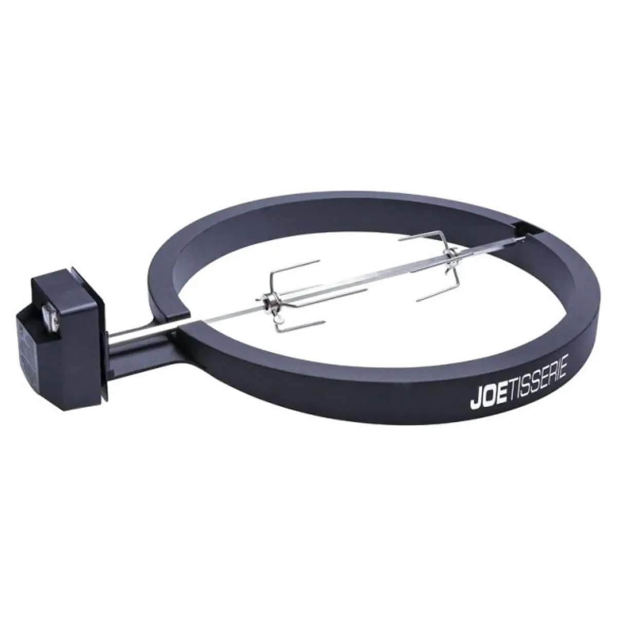 Kamado Joe 18 in. Powder Coated Aluminum Rotisserie Kit with 120V Motor - Black Stainless Steel Kitchen Cookware, Egg-Compatible Accessory