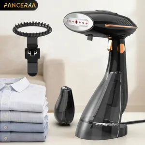 PANCERKA Handheld Steamer for Clothes - 1600W Powerful Steam, 30-Second Rapid Preheat, with 288ml & 168ml Detachable Water Tanks, Auto Shut-Off for Home and Office