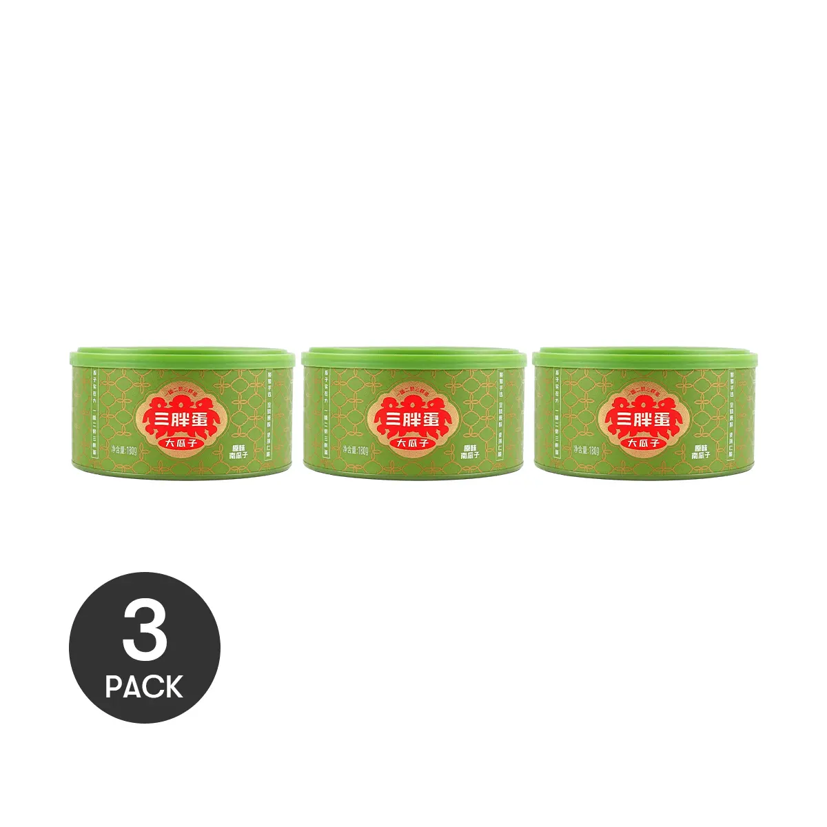 Sanpangdan Original Flavor Pumpkin Seeds , 6.35 oz *3【3 Packs】