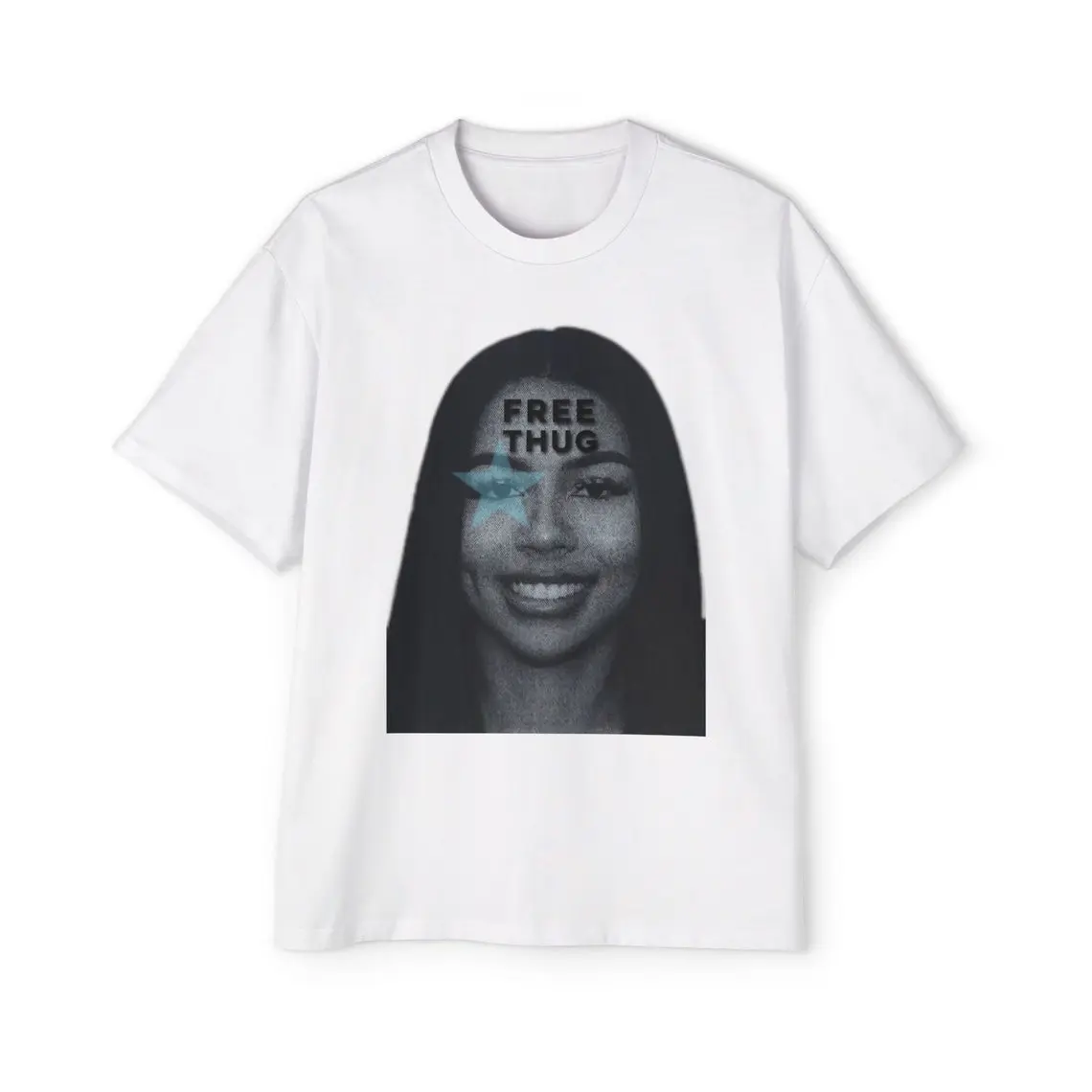 Rare Mariah The Scientist Free Thug Blue Shirt - FreeThug Inspired Premium Graphic Tee