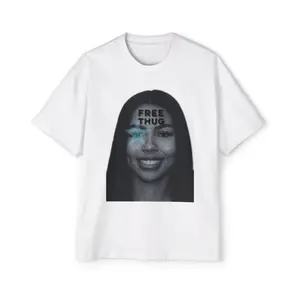 Rare Mariah The Scientist Free Thug Blue Shirt - FreeThug Inspired Premium Graphic Tee