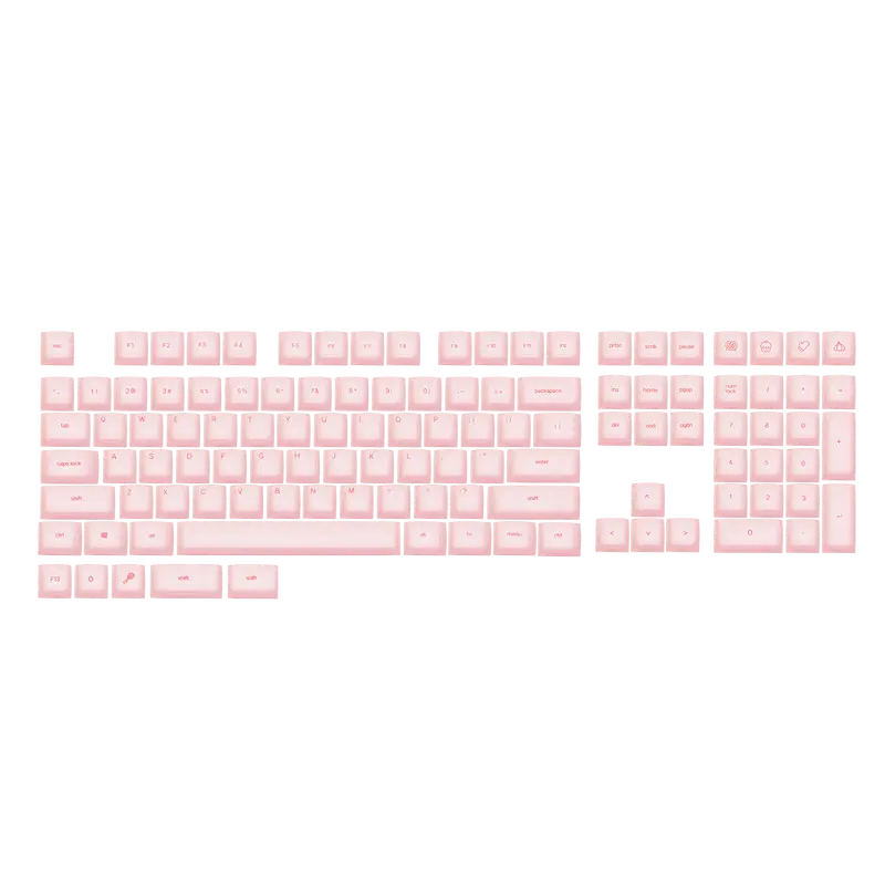 EPOMAKER AegisSil Silicone Keycap Set - Cherry Profile, 113-Keys, Soft, Anti-Slip Grip, Ergonomic, Resilient, Built to Last, Front Print, Quiet Strike, Gaming Accessories for Gaming Users - Fits Cherry MX, Kailh, Outemu, Gateron Mechanical Keyboards