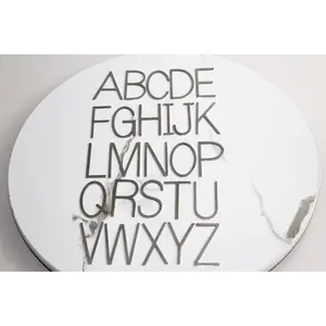 Large Letter Charm - Silver Plated