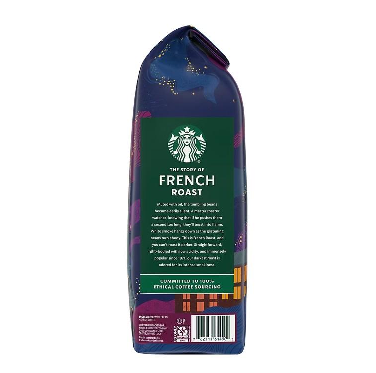 Starbucks Dark French Roast Ground Coffee 40 oz 100% Arabica Beans for a Rich Flavor Experience