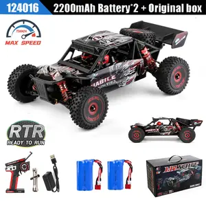 75 KM/H WLtoys 124016 V8 RC Car Brushless 4WD Electric High Speed Off-Road Remote Control Drift Rc Cars for Adults Toys