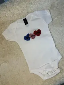 Three Heart Valentines Patch