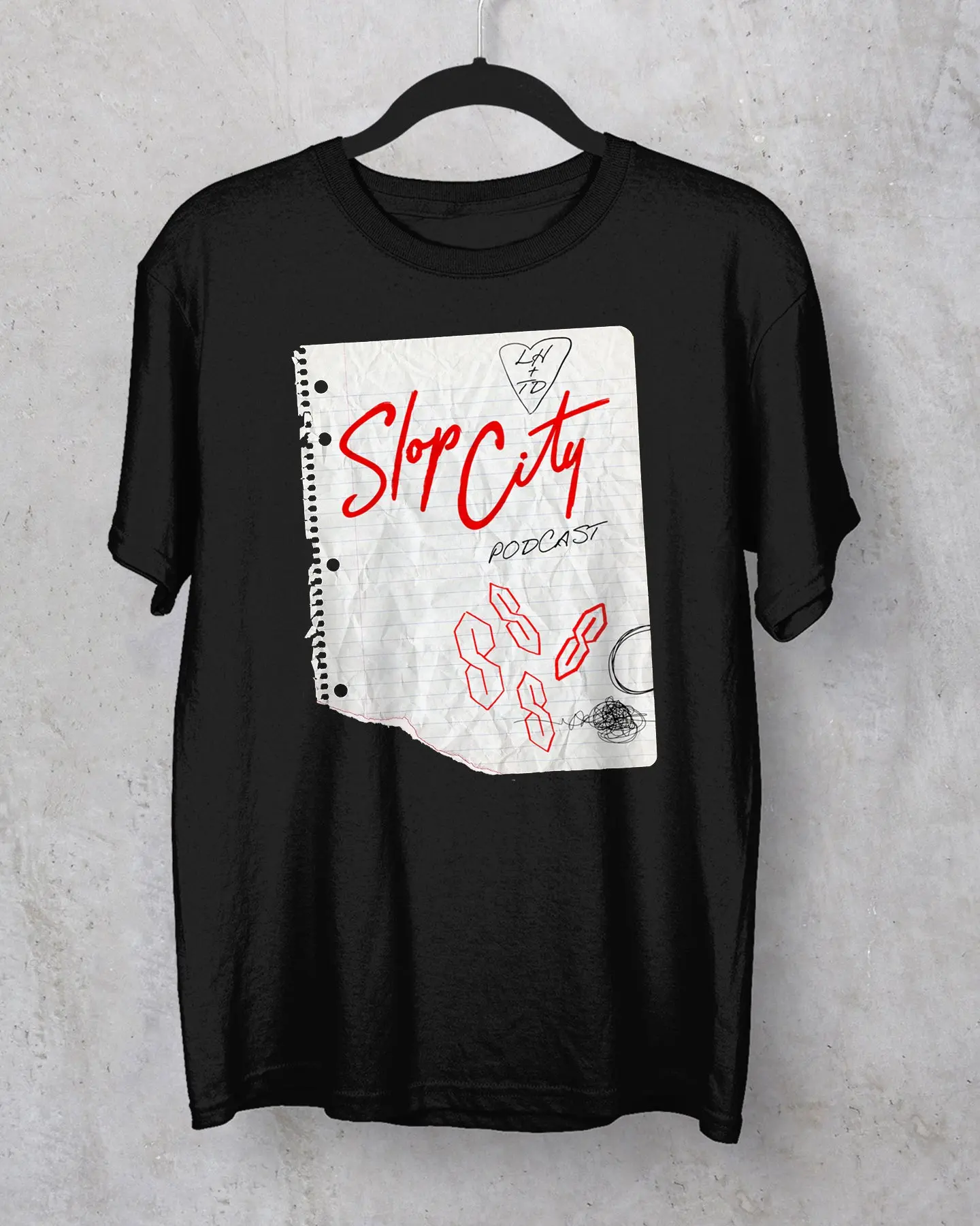 Slop City Notebook Paper T-Shirt