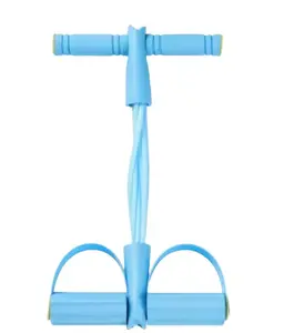 Natural Latex Sit Up Pull Rope with Non-Slip Pedals & Handles - Adjustable Fitness Equipment, Muscle Training Band, Portable Exercise Bands for Home Gym Core Training, Yoga Stretch pilates board at home pilates board pilates reformer