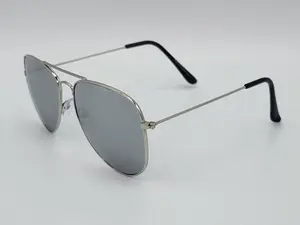 AIR FORCE AVIATOR UNISEX SUNGLASSES SILVER 8AF101-SLM