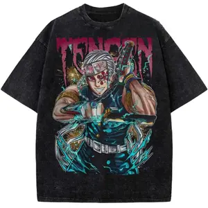 Tengen Uzuii Graphic Shirt, Demon Slayer Anime Vintage Tee, Gift for Men, Gift for Women, Crew Neck T-shirt, Trending T-shirt