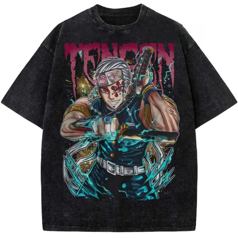 Mitsuri Kanroji Graphic Shirt, Demon Slayer Anime Vintage Shirt
