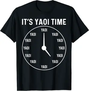 Funny Yaoi Anime Manga BL It's Yaoi Time T-Shirt - Victoriaj Shop 95B0B57G2K4G