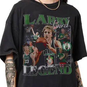 [Sale Up To 50%] Retro 90s Vintage Larry Bird Bootleg T-Shirt, Larry Bird Graphic Retro Tee, Larry Bird Gifts For Women and Man Unisex T-Shirt, Graphic Streetwear T-shirt