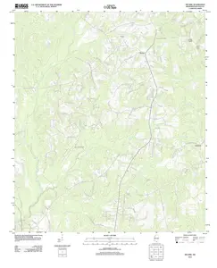 Necaise Mississippi USGS Topographic Quadrangle Map, 2012, 1:24000