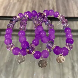 Kuromi Beaded Bracelet