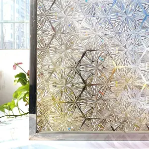 Multi-Spec Glass Static Stickers, New Diamond Snowflake Pattern, Eco-Friendly No Glue, Privacy & Transparent Friendly, Reusable, Window Sticker