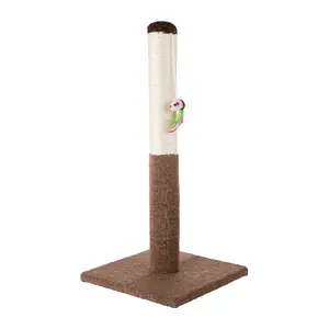 Petmaker Cat Sc ratching Post w ith Sisal Scrat cher & Toy