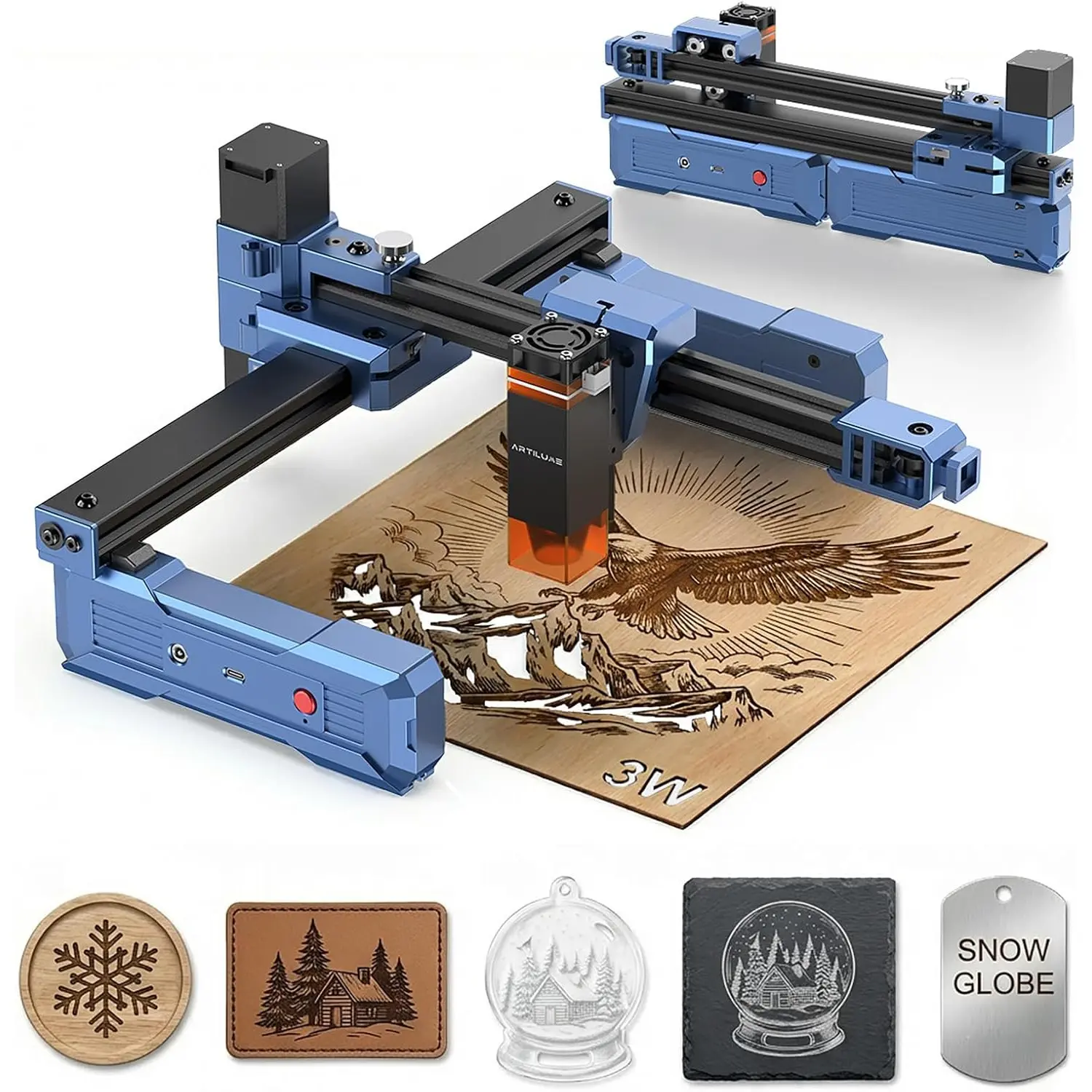 Laser Engraver 3000mW Laser Engraving Machine