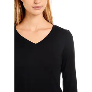 Mott & Bow - Long Sleeve V-Neck Tee Marcy - ttk