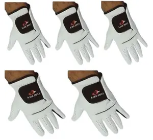 AJAR IMPEX Golf Gloves All Weather 1-2-5 Pack Men's 100% Cabretta Leather Original Quality Value Pack
