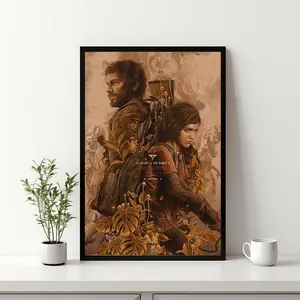 [Sale up to 50%] The Last of Us Movie Poster, Unique Cinema Art, Fine Canvas Art Print, Perfect Gift for Film Enthusiasts, Home Decor (NO FRAME) Decor Photo