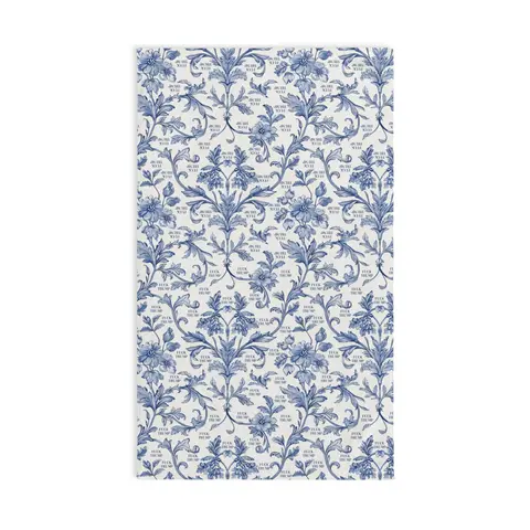 Subtle Toile de Jouy Hand Towel, Funny Political Home Decor, French Country Kitchen Towel, Hostess Gift, Sarcastic Liberal Gift, FDT Towel