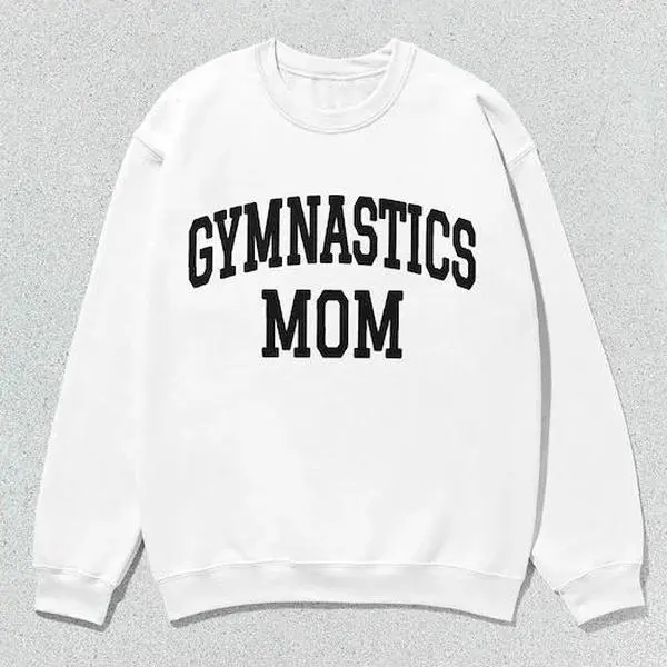 Gymnastics Mom Sweatshirt Collegiate Crewneck Sweater Unisex