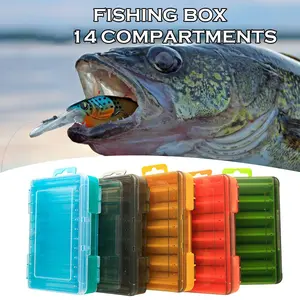 Large Capacity Fishing Gear Storage Box, Perfect for Hooks and Lures, Durable Design for Organizing Fishing Accessories