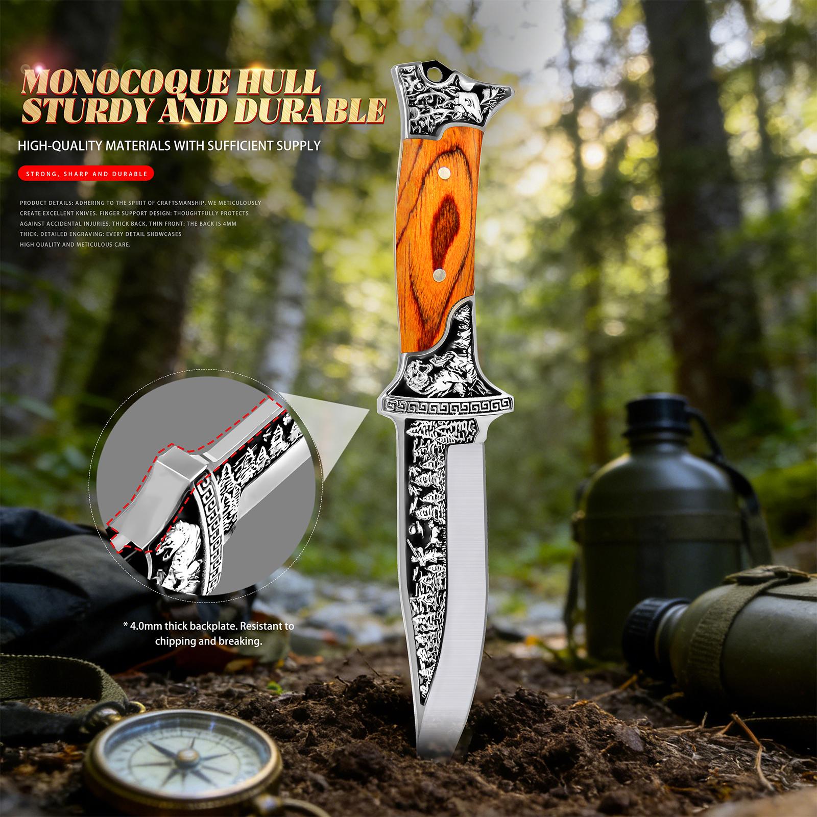 Garden pruning knives with exquisite patterns