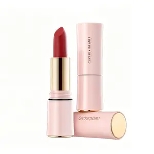 1 Pack Luxury Soft Mist Lip Gloss, Long Lasting Non-stick Cup Lightweight Smooth Lip Makeup Lipstick Cosmetic