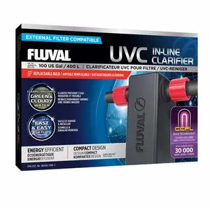 Fluval In-Line UVC Clarifier for Aquarium Filters
