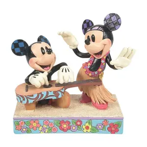 Jim Shore Disney Traditions Mickey and Minnie Hawaii Figurine