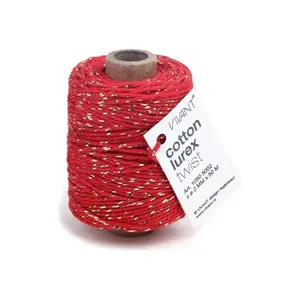 Vivant - Lurex Red Cotton Cord (54.68 yards)