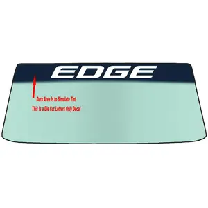 FOR FORD EDGE VEHICLE WINDSHIELDS BANNER GRAPHIC DIE CUT VINYL DECAL
