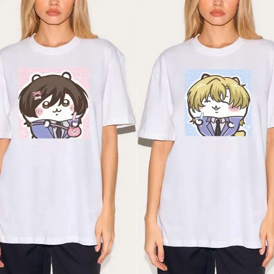 Couple Ouran Chibi Shirt, Cute Japanese Anime Manga Inspired Shirt, Unisex Shirt, Birthday gift for Men Women