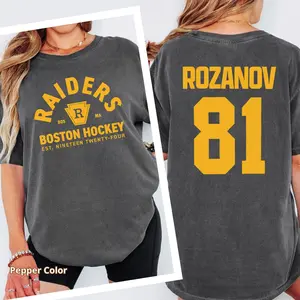 Ilya Rozanov 81-Boston Raiders Shirt, Hudson Williams Connor Storrie Shirt, Heated Rivalry Inspired Shirt, Ilya Rozanov Shane Hollander Tee