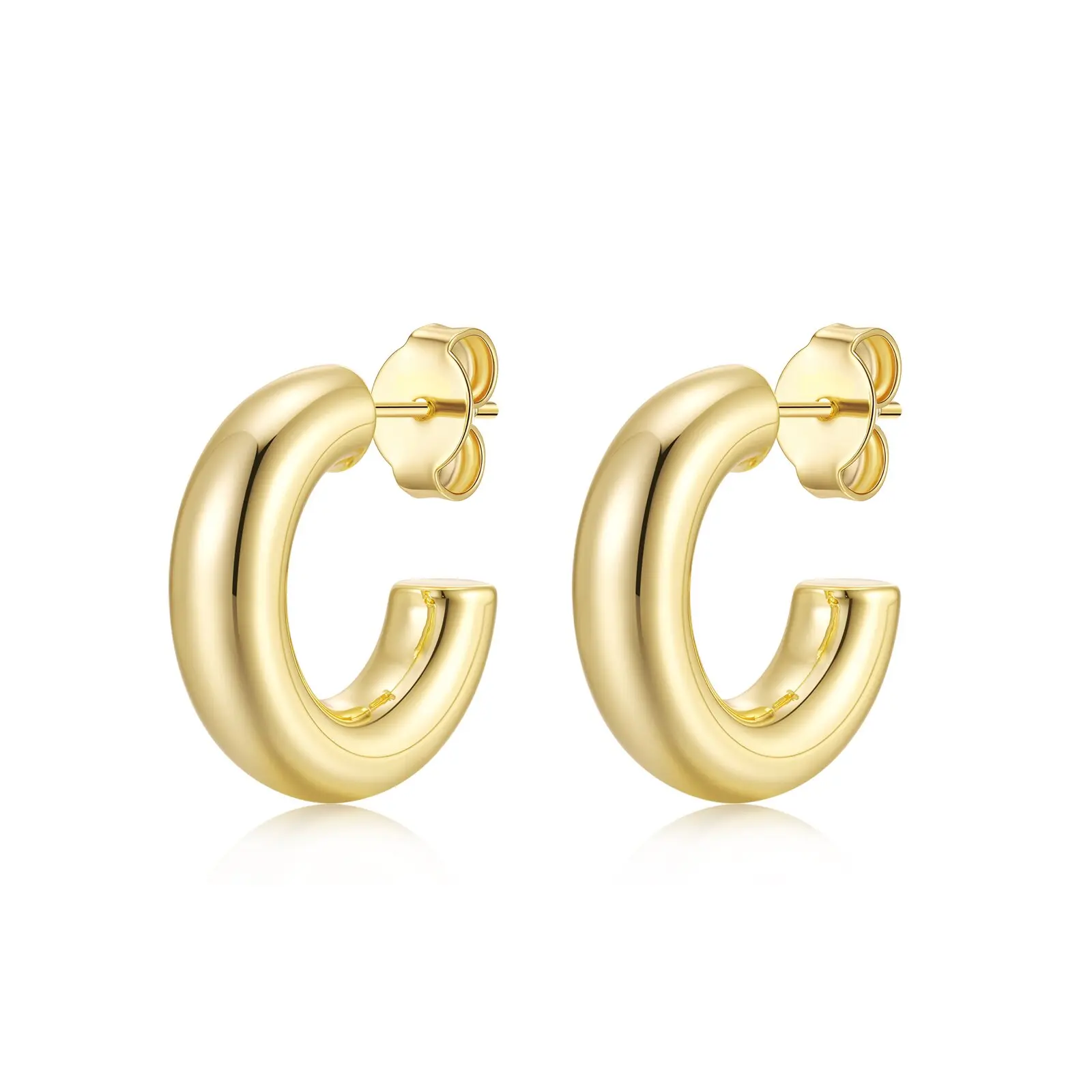Earrings for Women 14K Gold Plated Lightweight fashion ear jewelry versatile daily outfit accessories to elevate your look