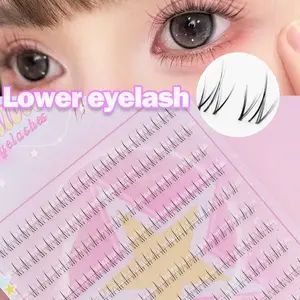 200 Cluster False Eyelashes, Natural Style 3-5mm Clusters, Fluffy Durable Design, Perfect for Daily Use, Enhance Eye Appeal