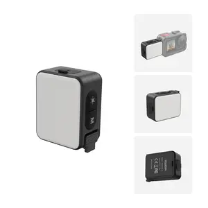 TELESIN Mini LED Vlogging Light Magnetic Video Fill Light for DJI Osmo Action 6 5 Pro 4 3, GoPro 13 12 11, Camera Cage Accessories, Photography Lighting for Content Creators