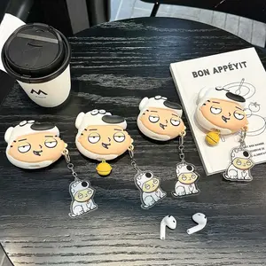 1 Stewie Brian phone case,Cute wireless Bluetooth earphone case, drop resistant, durable and stylish accessory, suitable for AirPods pro3/1/2/3/4/pro/pro2(Different models may have different shapes)