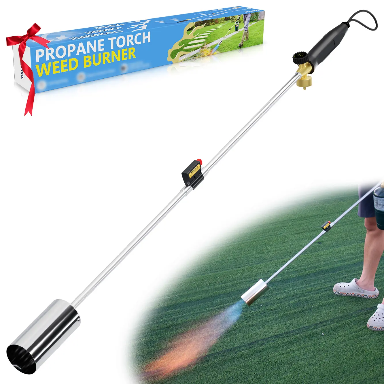 Heavy-Duty Propane Weed Torch – Outdoor Blow Torch for Weeding, Roofing, BBQ, Snow Melting – Great Gift for Dad & Gardeners Adjustable Jet Flame Butane Strong Magnetic Welding Set Dual Voltage Stick Welder with Advanced Features